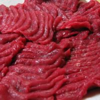 raw horse meat