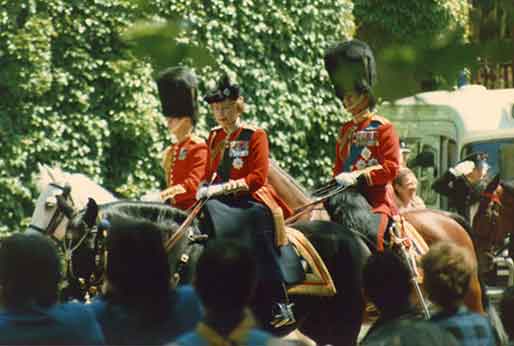 ElizabethII trooping colour