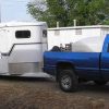 slant horse trailer